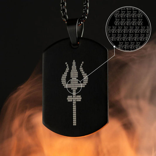 Mahadev Trishul Pendant with Chain – Divine Strength & Power