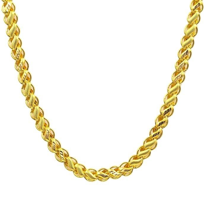 Trendy Gold-Plated Brass Chain for Men – Stylish & Durable