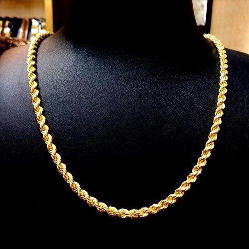 Trendy Gold-Plated Brass Chain for Men – Stylish & Durable